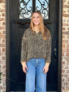 Avery Beige Leopard Pullover