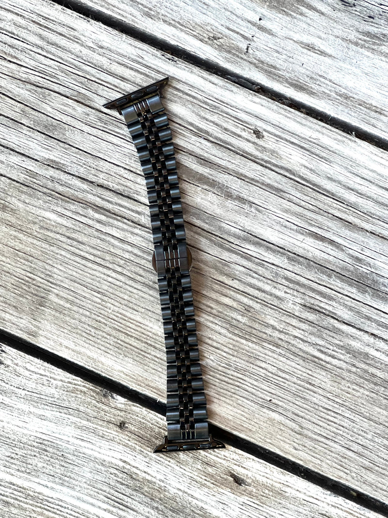 Erimish | Quinn Black Apple Watch Band