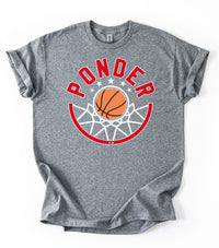 Ponder Hoop Basketball Tee