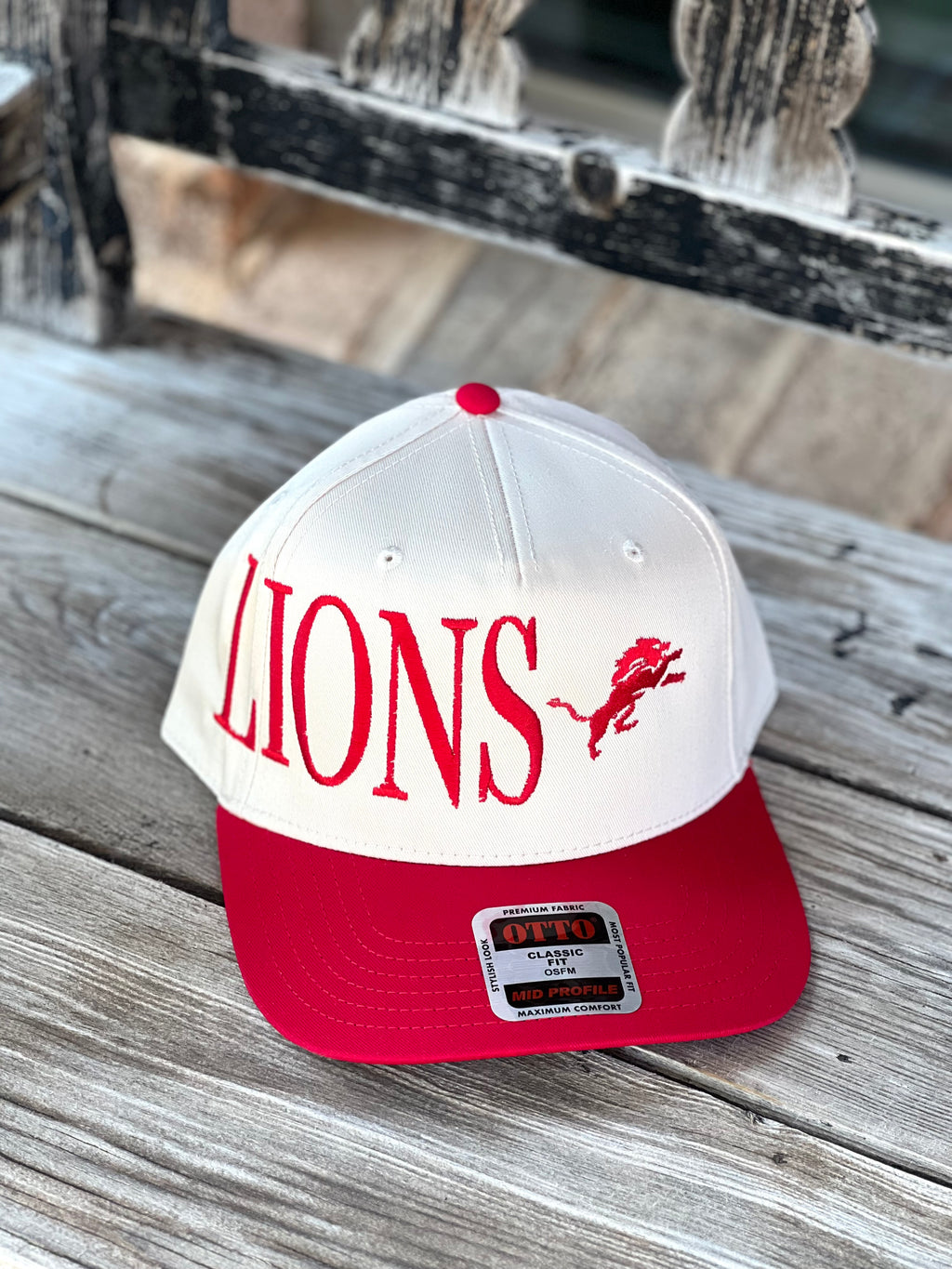 Chasing Lions Embroidered Canvas Hat – Rivers’ Rustic Designs