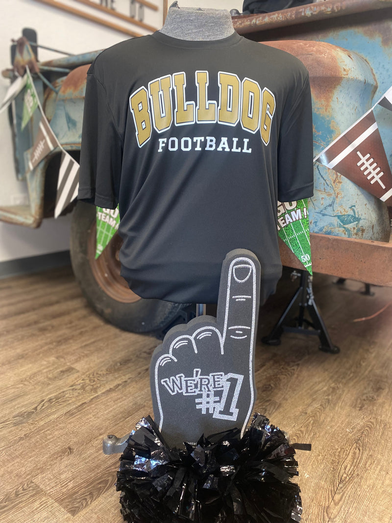Bulldogs Football Dri Fit Tee