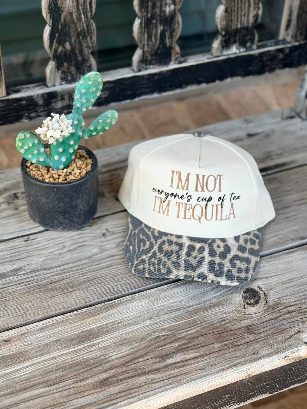 I’m Tequila Embroidered Canvas Hat