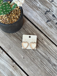 Heart Bead Studs