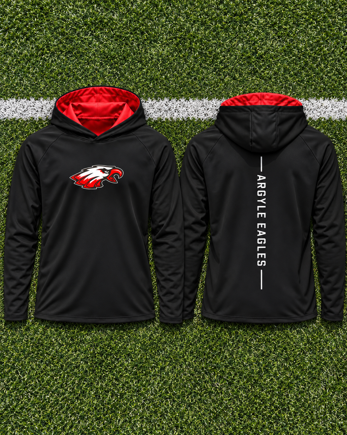 PREORDER | Argyle Black Performance Hoodie