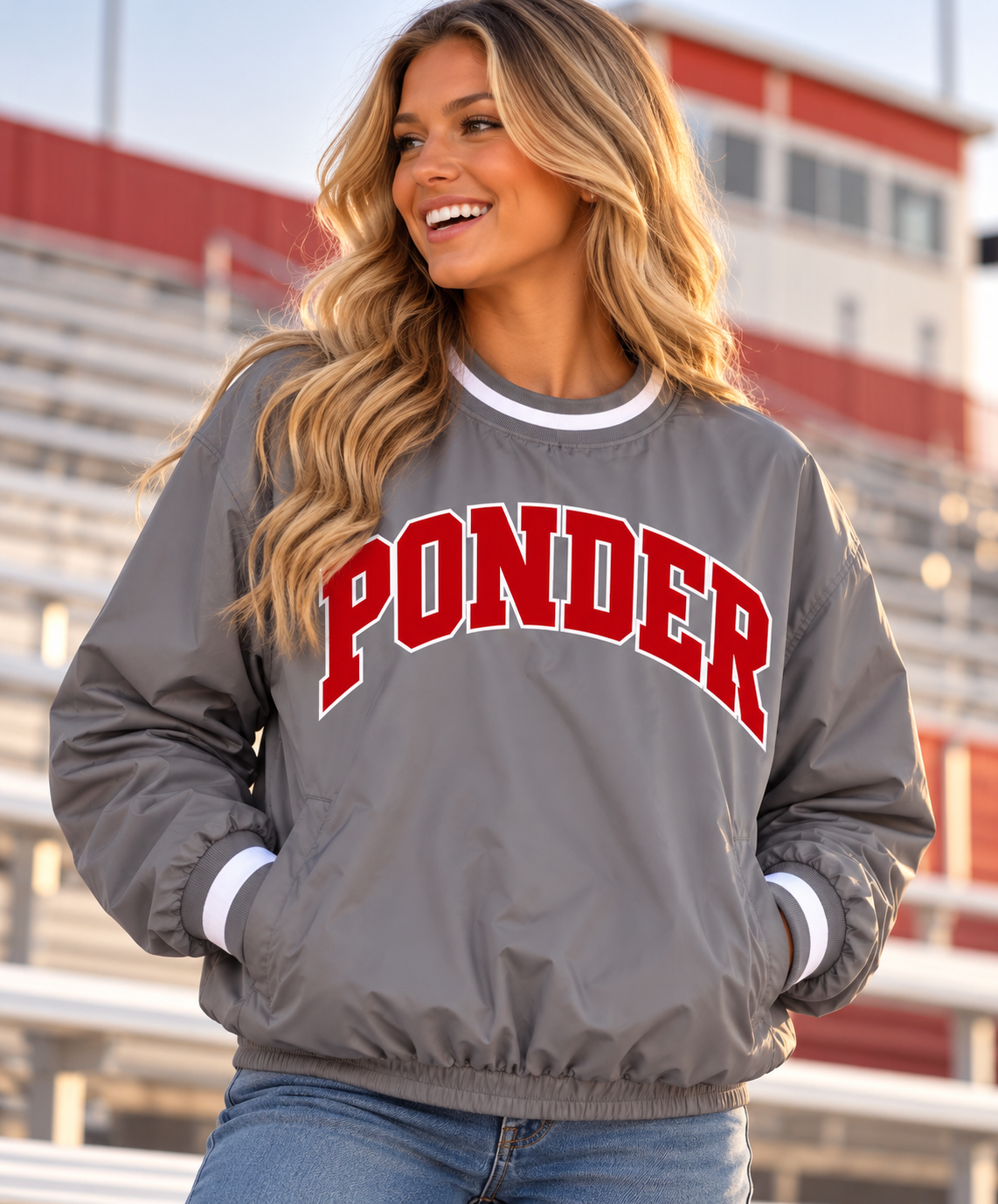 PREORDER | Ponder Grey Lined Windbreaker Pullover