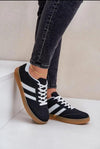 Black & White Forever Fashion Tennies