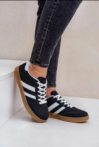 Black & White Forever Fashion Tennies