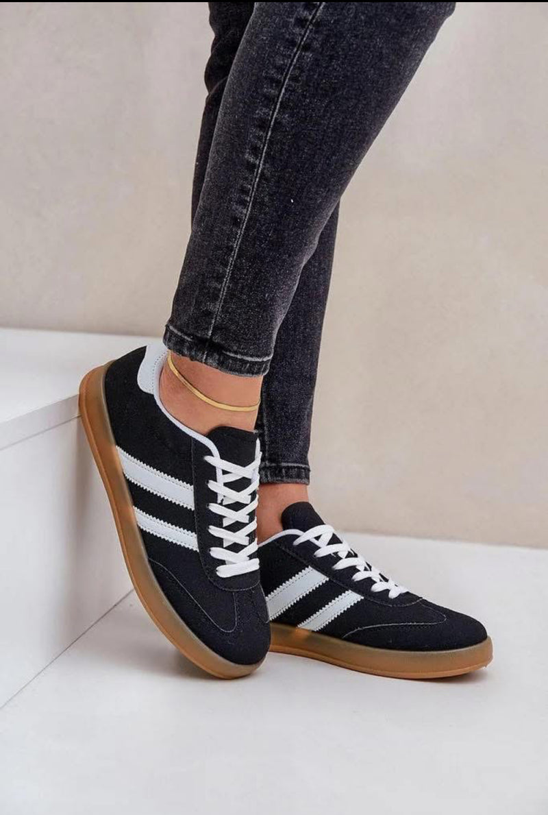 Black & White Forever Fashion Tennies