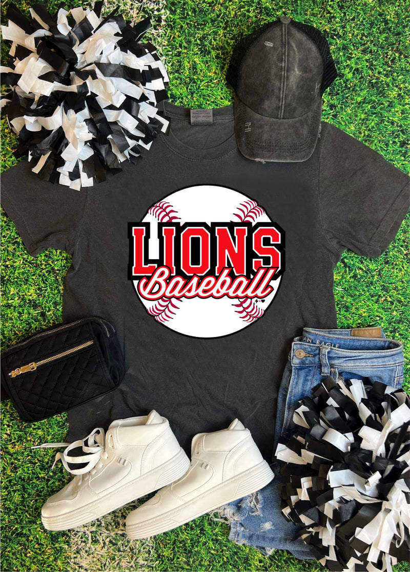 Lions Baseball Custom Tee