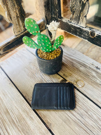 Small But Big Faux Leather Card Holder Wallet