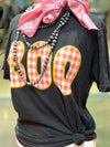 Checkered Boo Tee