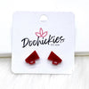 Acrylic Megaphone Studs -Sports Earrings