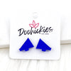 15mm Shiny Acrylic Megaphones - Sports Earrings