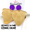 2.25" Custom Wildcat Acrylic Dangles -Spirit Earrings