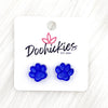 13mm Shiny Acrylic Paws & Claws -Sports Earrings