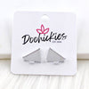 15mm Shiny Acrylic Megaphones - Sports Earrings