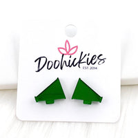 15mm Shiny Acrylic Megaphones - Sports Earrings