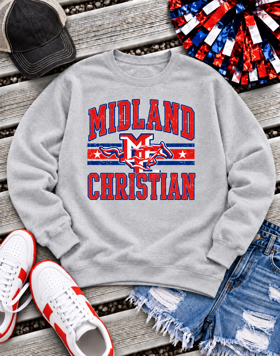 PREORDER | Midland Christian Banner Sweatshirt