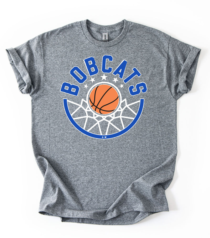 Bobcats Hoop Basketball Tee