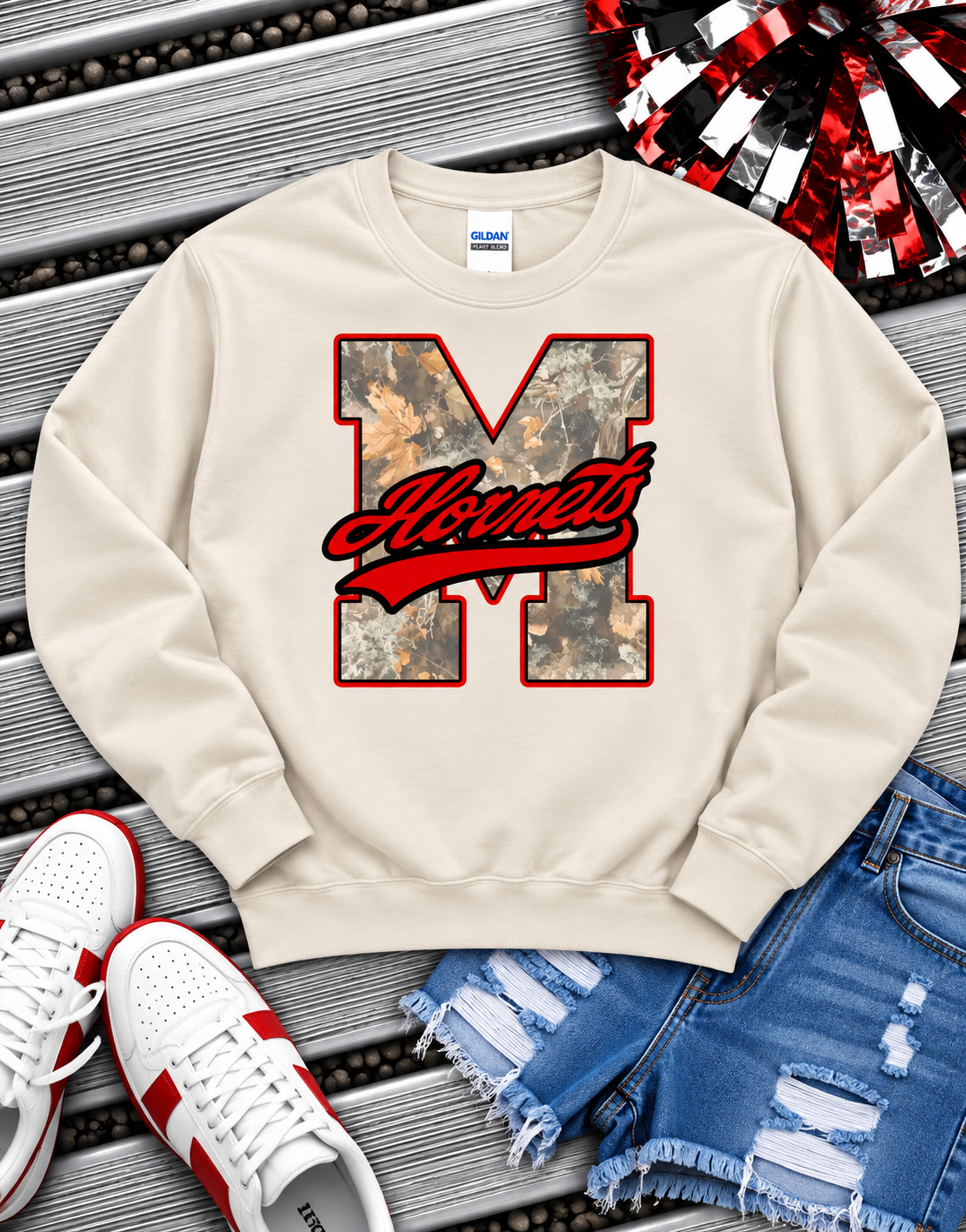 PREORDER | M Hornets Camo Sweatshirt