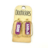 Spirit Glitter Color Bar Dangles - School Spirit Acrylic Earrings - 9 Color Options