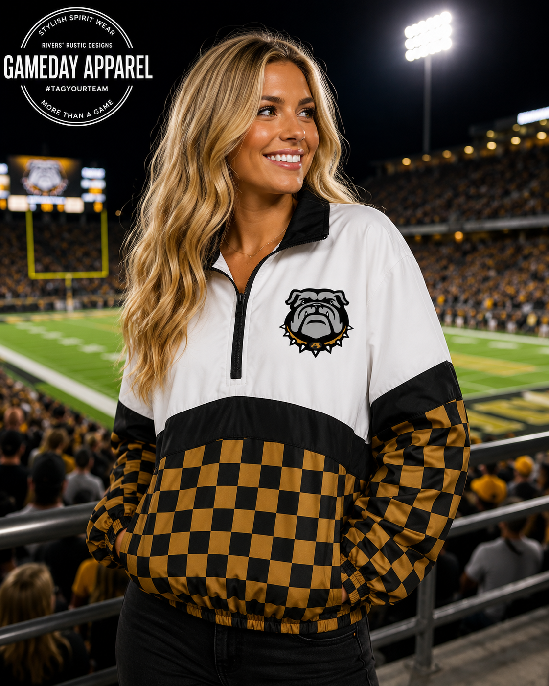 PREORDER | Alvord Checkered Scuba Pullover **ETA 4-6weeks