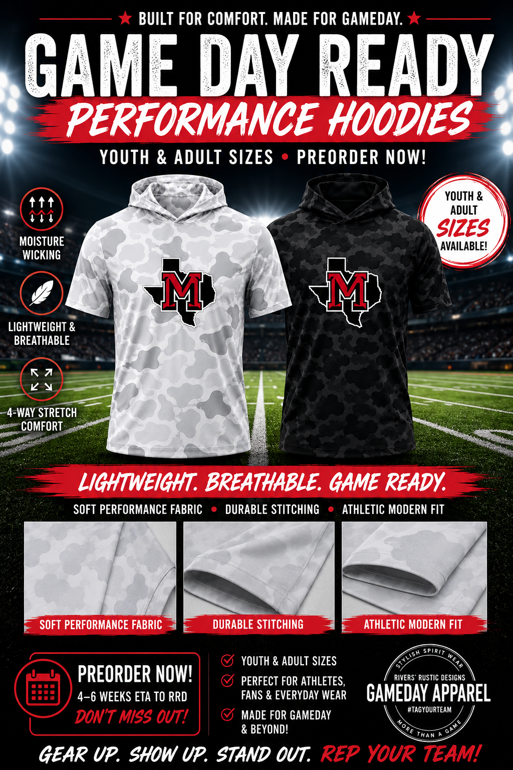PREORDER | Muenster Camo Performance Hoodie