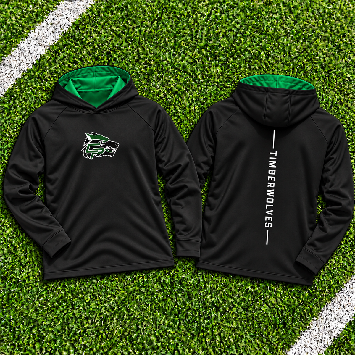 PREORDER | Cedar Park Black Performance Hoodie