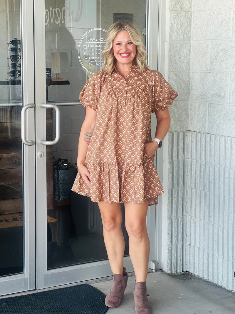 Meg Fall Floral Chic Dress