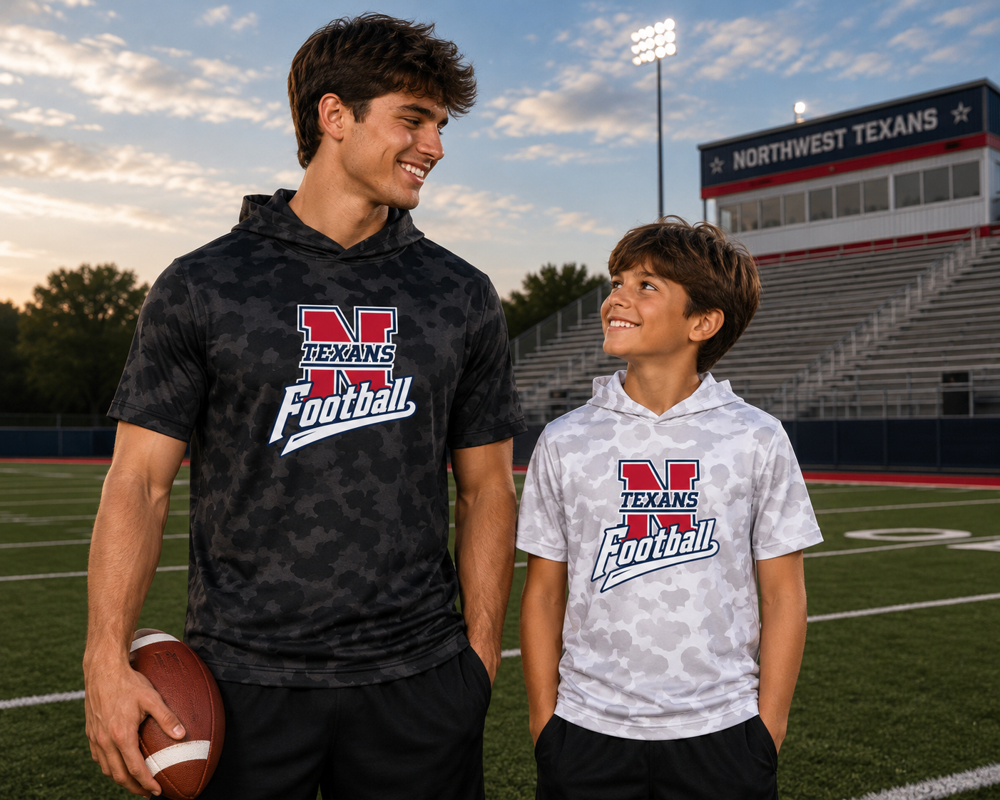PREORDER | Northwest Football Camo Performance Hoodie