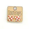 School Spirit Checkered Bow Stud Earrings - 9 Color Options
