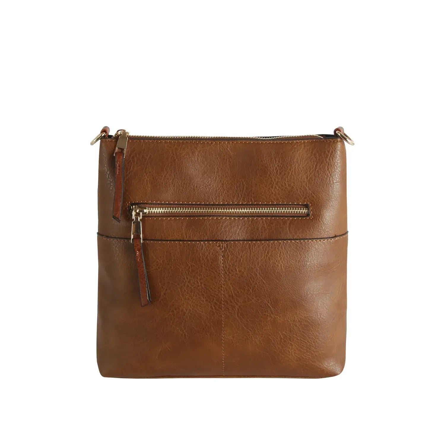Elina Zipper Front Crossbody Bag