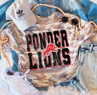 Ponder Lions Camo Tee
