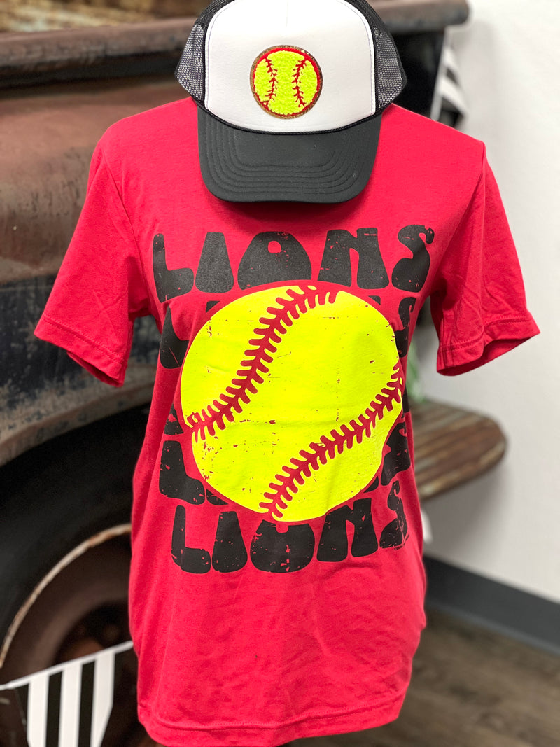 Lions Repeat Softball Tee
