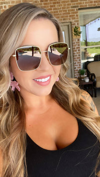 Saint - Women's Polarized Oversized Square Sunglasses