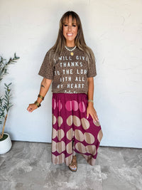 Thanks to the Lord Leopard Tee