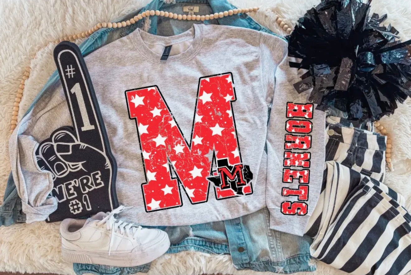 PREORDER | Muenster Star Sleeve Mascot Sweatshirt