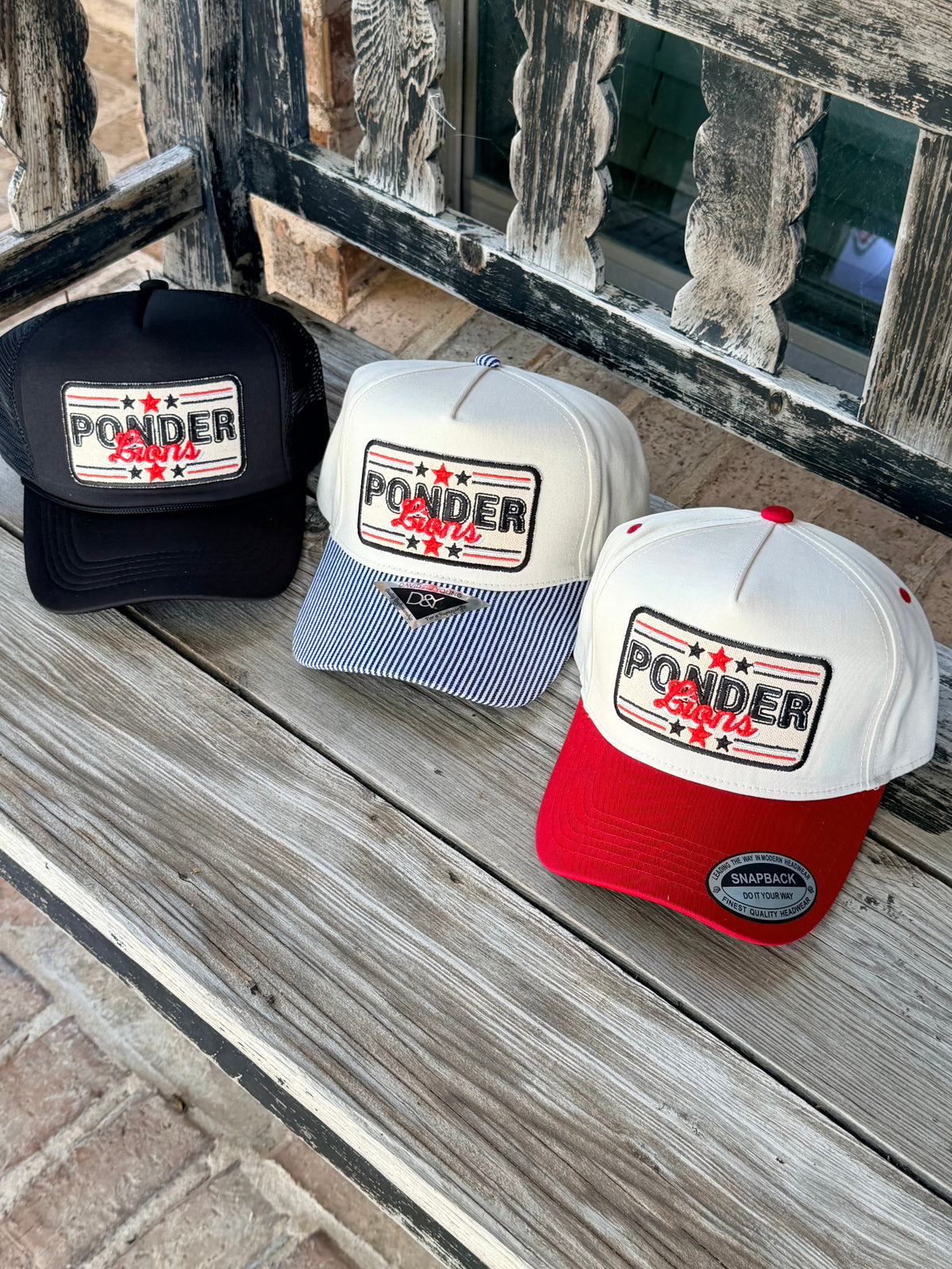 Ponder Lions Star Patch Hat
