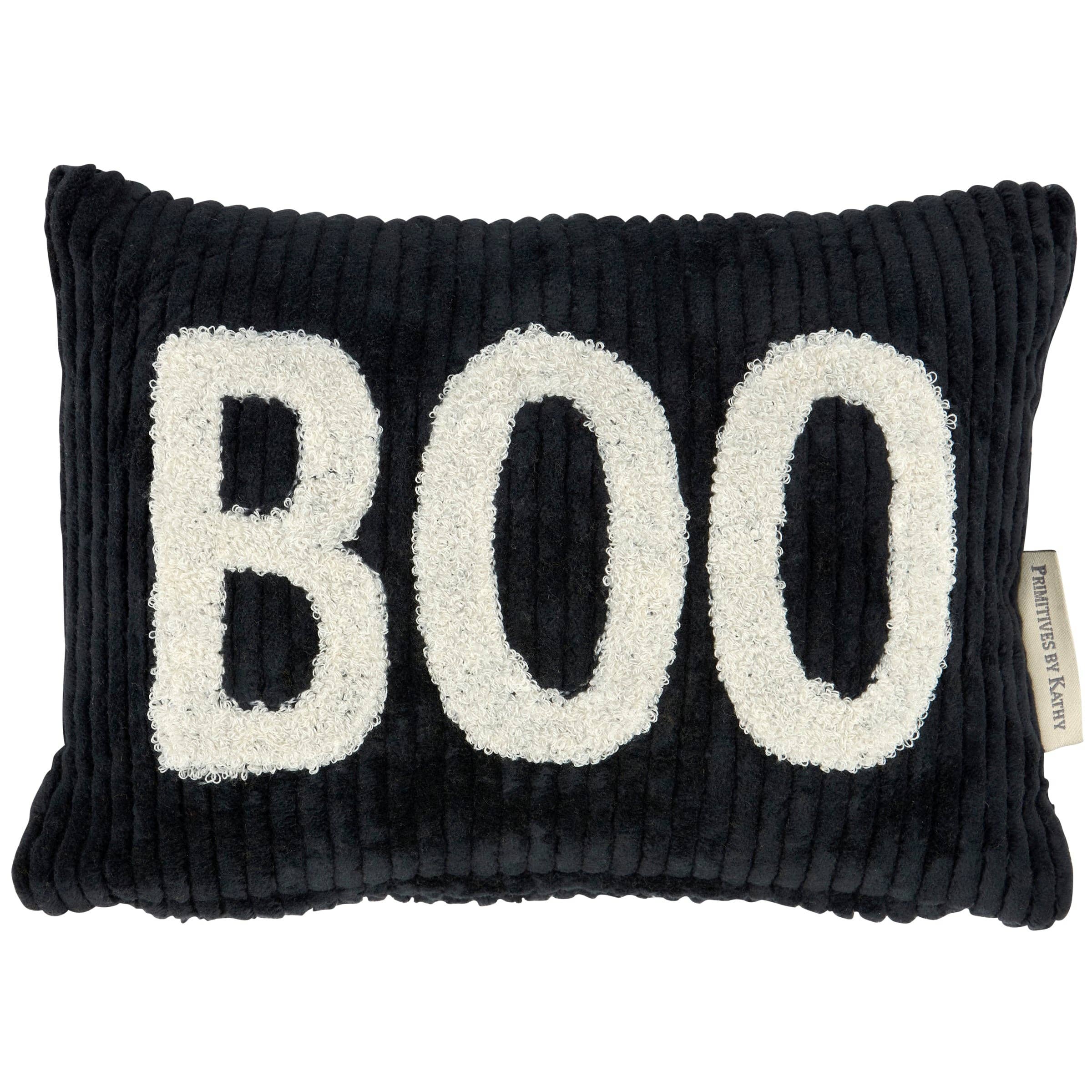 Black Mini Boo Accent Pillow