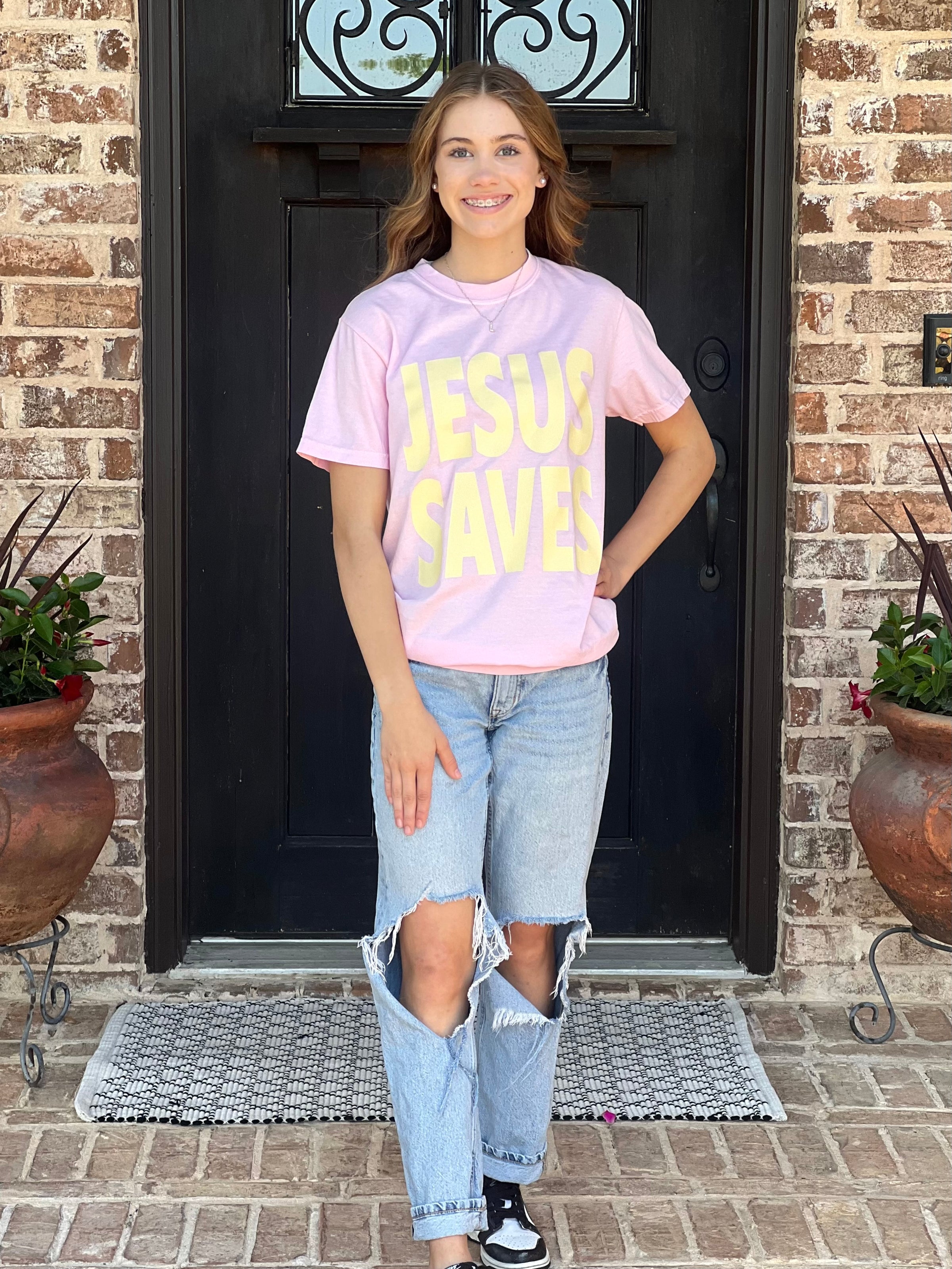 Jesus Saves Comfort Color Tee