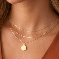18K Gold Plated Waterproof Stainless Steel Chain Necklace