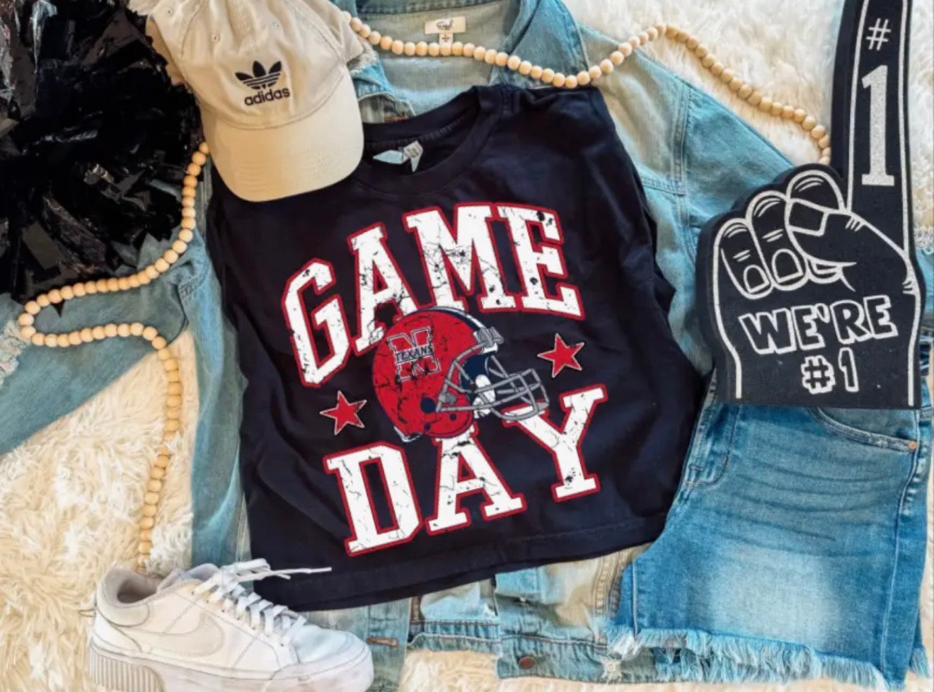 PREORDER | Game Day Texans Helmet Boxy Tank