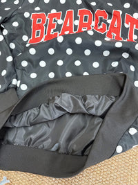 PREORDER | Ponder Black Polka VNeck Lined Windbreaker