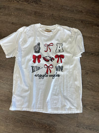 Argyle Eagles Gameday Bow Tee
