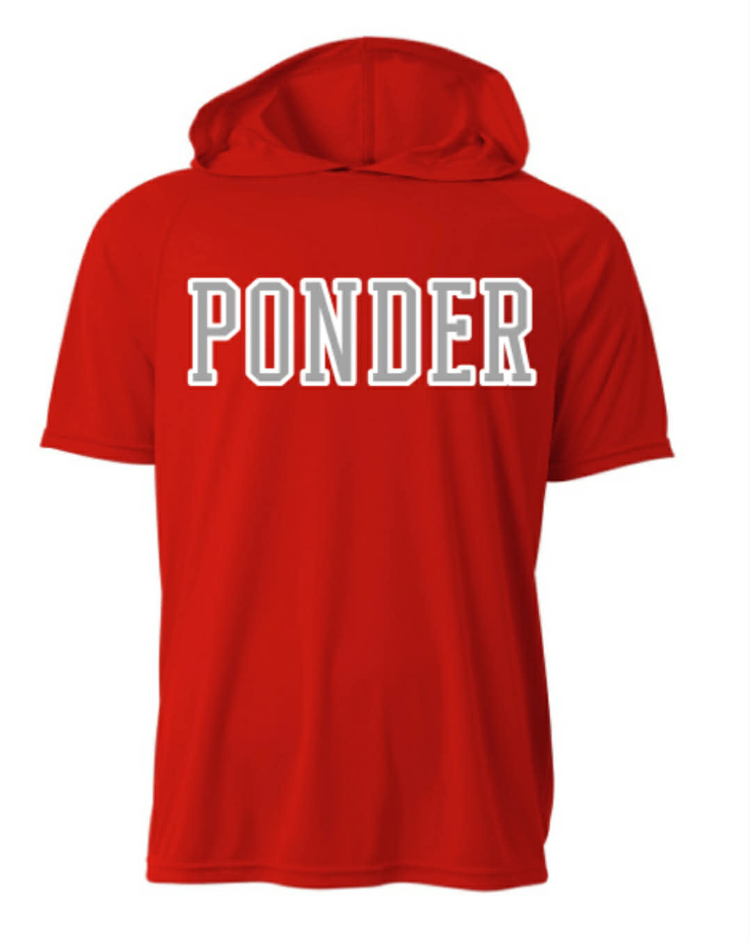 Ponder Red Hooded DriFit