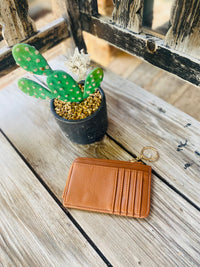Small But Big Faux Leather Card Holder Wallet