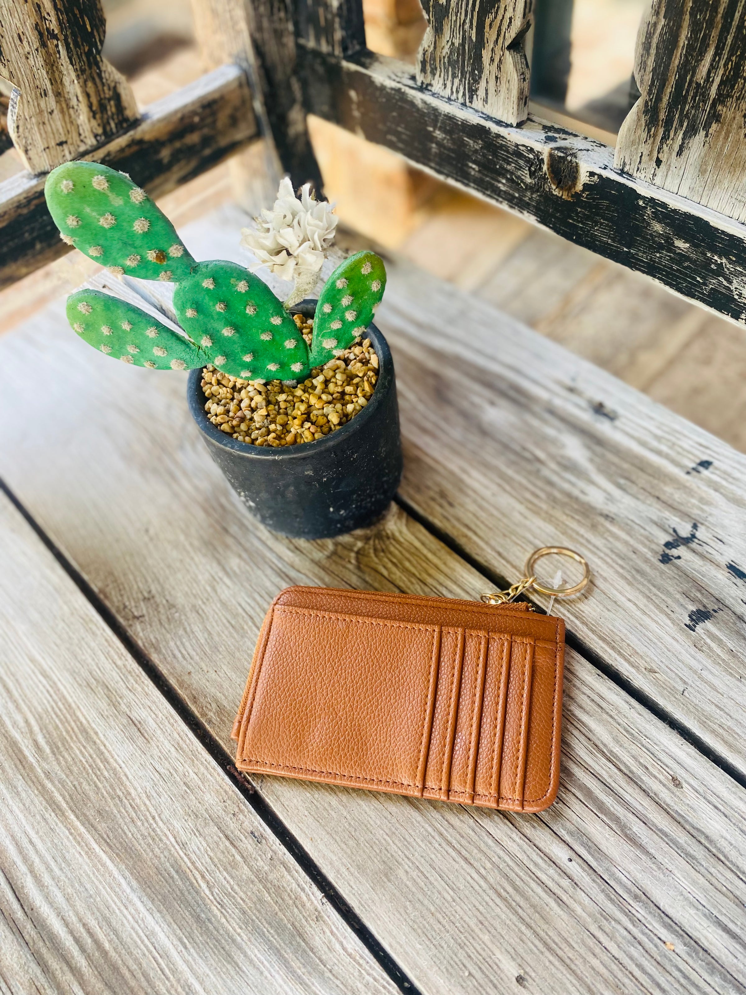 Small But Big Faux Leather Card Holder Wallet