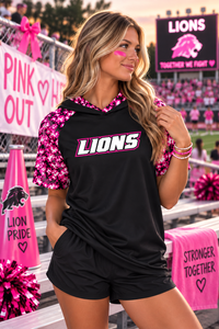 PREORDER | Lions Pink Digital Camo Performance Hoodie
