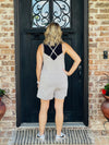 Vintage Stone Strappy Romper