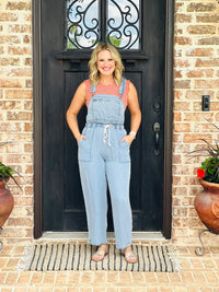 Mandy Light Denim Romper